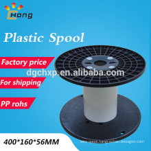 400mm pp custom plastic coil bobbin for wire shipping